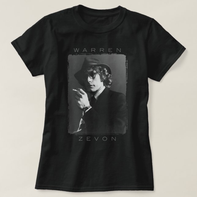 Funny Gift For Warren Art Zevon Gifts For Hallowee T-Shirt (Design Front)