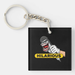 funny gift, humor, joke, hilarious, comedy T-Shirt Key Ring