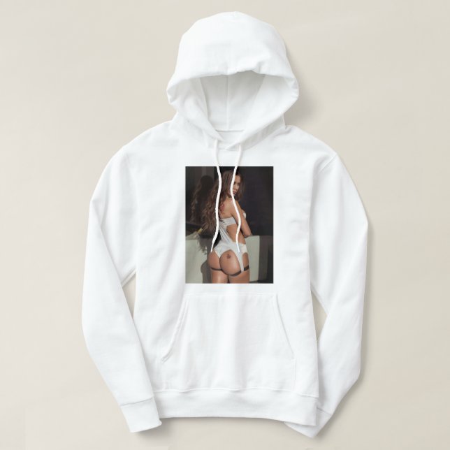 Funny Gift Lana Rhoades Cute Love Men Hoodie (Design Front)