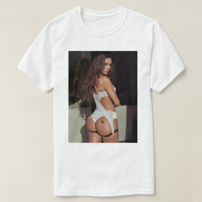 Funny Gift Lana Rhoades Cute Love Men T-Shirt (Design Front)