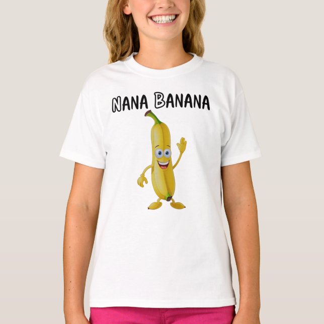 Funny gift Nana Banana T-Shirt (Front)