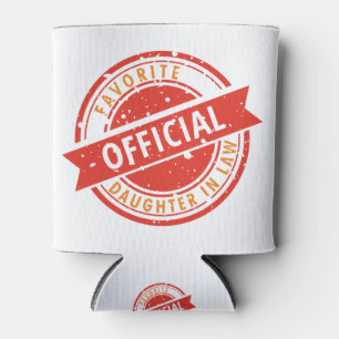 Funny Gift Official Favourite Daughter in Law Can Cooler