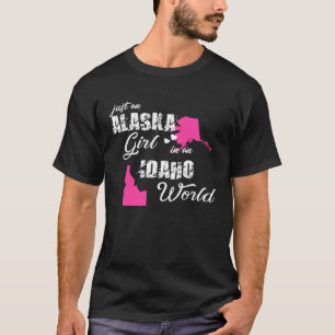 Funny Gifts Alaska Shirts Just an Alaska girl in a