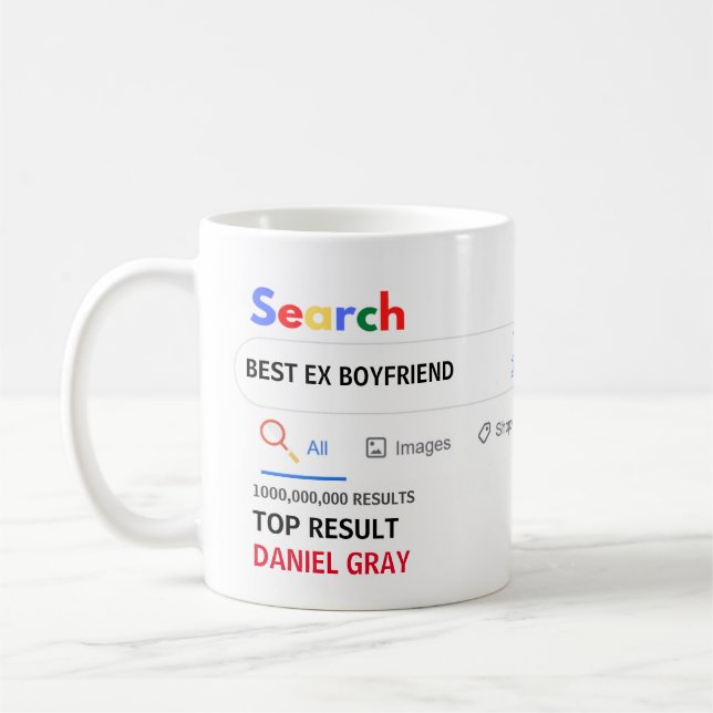 Funny Gifts BEST EX BOYFRIEND GIRLFRIEND Coffee Mug (Left)