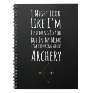 Funny Gifts For Archery Hunter Bow Arrow Sport Notebook