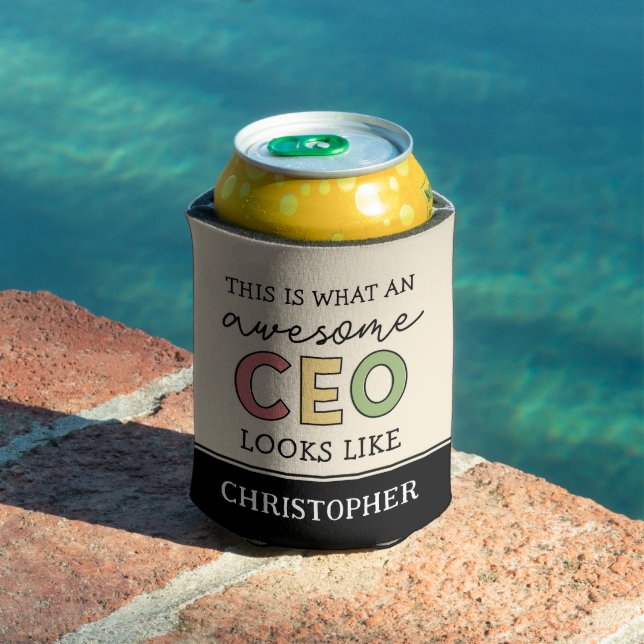 Funny Gifts for CEO | Awesome CEO Boss Gifts Can Cooler (In Situ Pool)