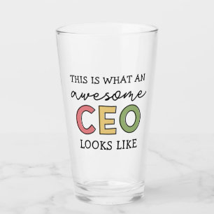 Funny Gifts for CEO   Awesome CEO Boss Gifts Glass