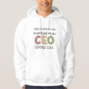 Funny Gifts for CEO   Awesome CEO Boss Gifts Hoodie