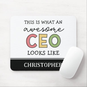 Funny Gifts for CEO   Awesome CEO Boss Gifts Mouse Mat