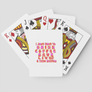 Funny Gifts for Coffee Lovers Playing Cards