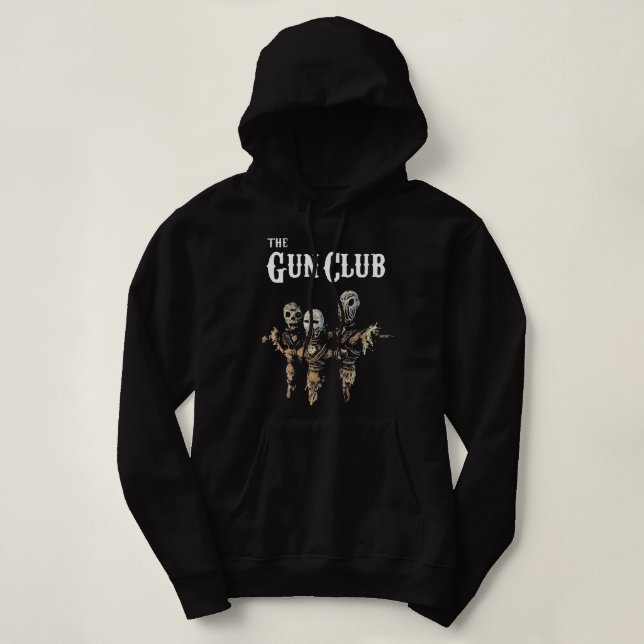 Funny Gifts For He Gun Club Band Become Tedious Hoodie (Design Front)