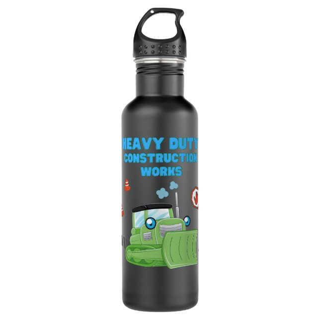 Funny Gifts For Heavy Duty Construction Works 710 Ml Water Bottle (Front)