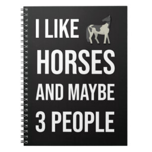 Funny Gifts For Horse Owners Equine Equestrian Notebook