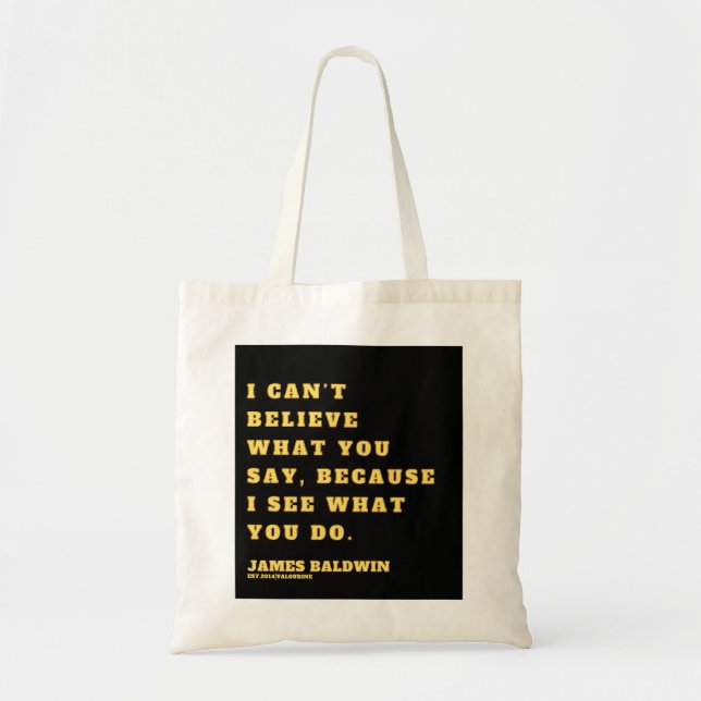 Funny Gifts James Baldwin Gifts For Fan Tote Bag (Front)