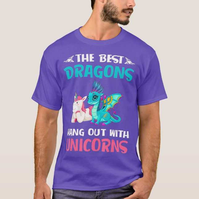 Funny Gifts -The Best Dragons Hangout With T-Shirt (Front)