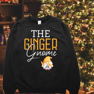 Funny Ginger Gnome Beer Christmas   Sweatshirt