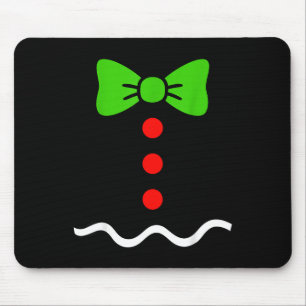 Funny gingerbread christmas cookie xmas costume mouse mat