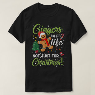 Funny Gingerbread Christmas Design T-Shirt