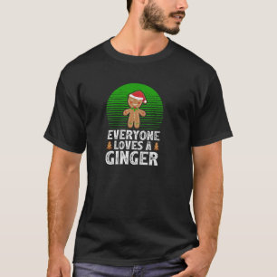 Funny Gingerbread Christmas Pajamas Everyone Loves T-Shirt