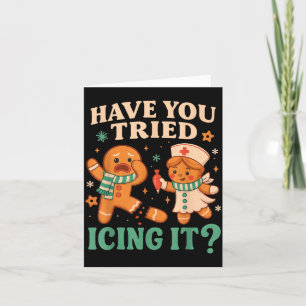 Funny Gingerbread Christmas Pun Have You Tried Ici Card