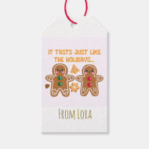Funny gingerbread  gift tags