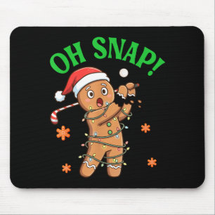 Funny Gingerbread Golf Christmas Cookie Oh Snap Sa Mouse Mat