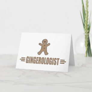 Funny Gingerbread Holiday Card