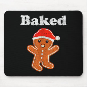 Funny Gingerbread Man Baked Cookie Baking Adult Ch Mouse Mat
