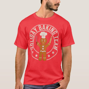 Funny Gingerbread Man Christmas Cookie Holiday Bak T-Shirt