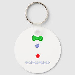 Funny Gingerbread Man Christmas Costume  Key Ring