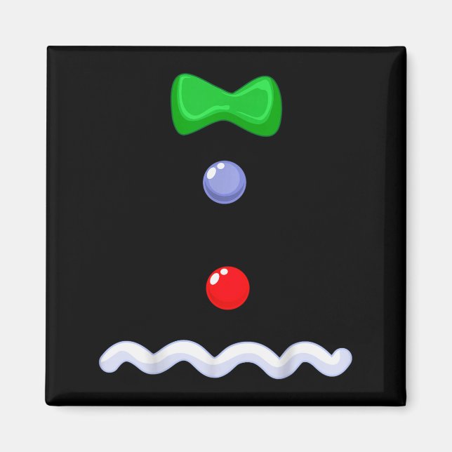 Funny Gingerbread Man Christmas Costume  Magnet (Front)