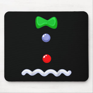 Funny Gingerbread Man Christmas Costume Mouse Mat
