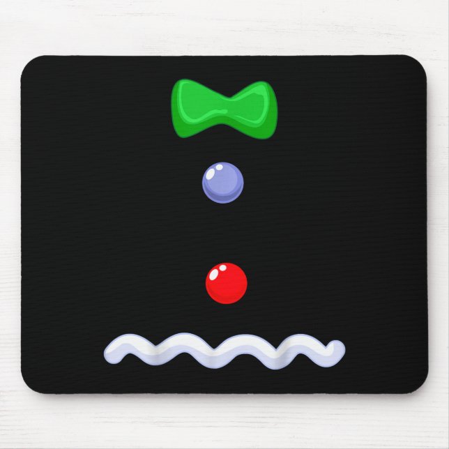 Funny Gingerbread Man Christmas Costume  Mouse Mat (Front)