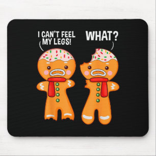 Funny Gingerbread Man Ginger Bread Men Christmas X Mouse Mat