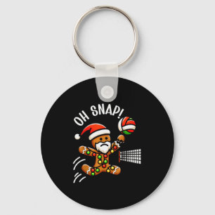 Funny Gingerbread Man Pajamas & Pjs Xmas Holid Key Ring