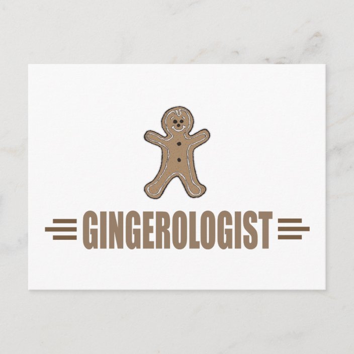 Funny Gingerbread Postcard | Zazzle.co.uk