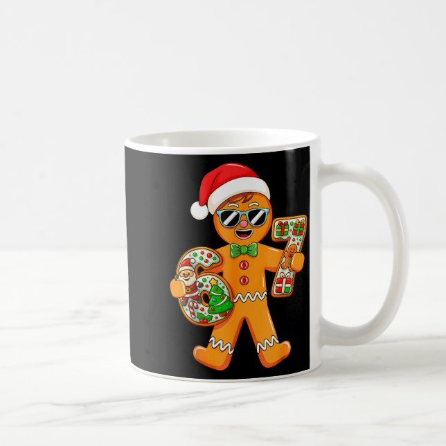 Funny Gingerbread Six Seven 67 Gingerbread Man Xma Coffee Mug (Right)