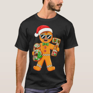 Funny Gingerbread Six Seven 67 Gingerbread Man Xma T-Shirt