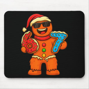 Funny Gingerbread Six Seven 67 Ice Cream Drip Chri Mouse Mat
