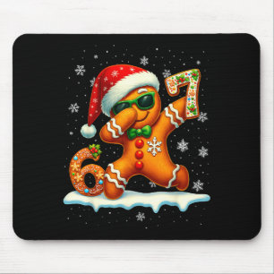Funny Gingerbread Six Seven 67 Ice Cream Drip Chri Mouse Mat
