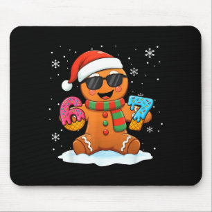Funny Gingerbread Six Seven 67 Ice Cream Drip Chri Mouse Mat
