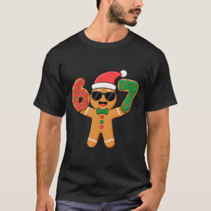 Funny Gingerbread Six Seven 67 Ice Cream Drip Chri T-Shirt