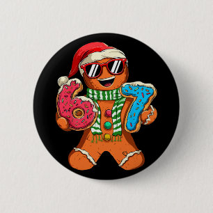 Funny Gingerbread Six Seven 67 Meme Ice Cream Chri 6 Cm Round Badge