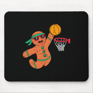 Funny Gingerbread Sketll Christmas Xmas Mens Boys Mouse Mat