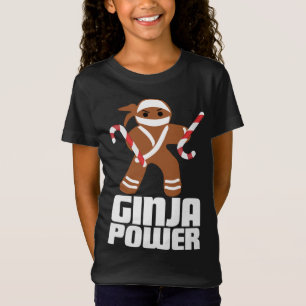 Funny Ginja Power Cute Christmas Cookie Gingerbrea T-Shirt