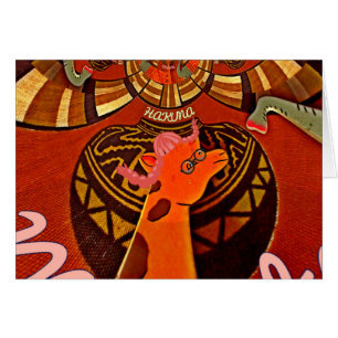 Funny Giraffe: A Kaleidoscopic African Charm