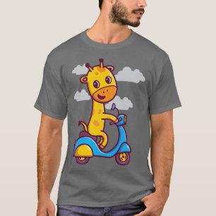 Funny Giraffe Art Lovely Cute Animal Men Women Boy T-Shirt