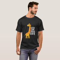 Funny Giraffe Cartoon Living The High Life
