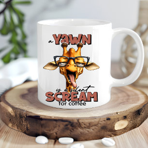 Funny Giraffe Coffee Mug for Giraffe Lovers
