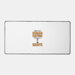 Funny Giraffe Costume Vector Shirt Design_1 Desk Mat